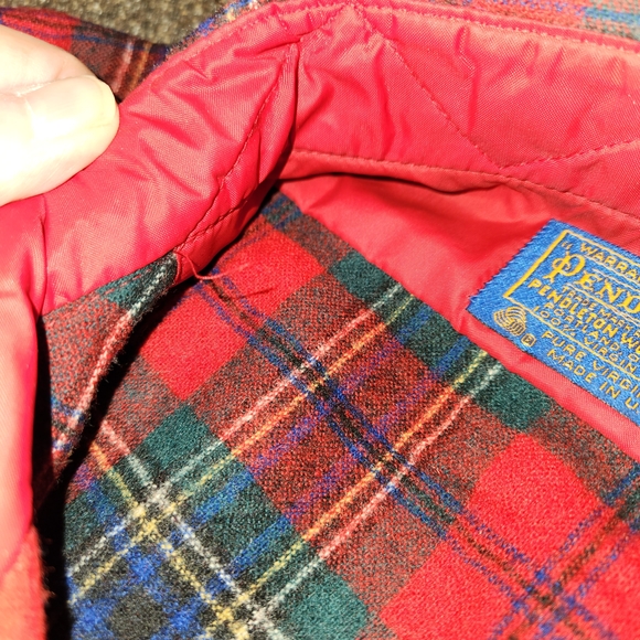 Vintage Pendleton Wool 1960's-Early 1970's Authentic Mac Lean Tartan Shirt Large - Picture 12 of 12